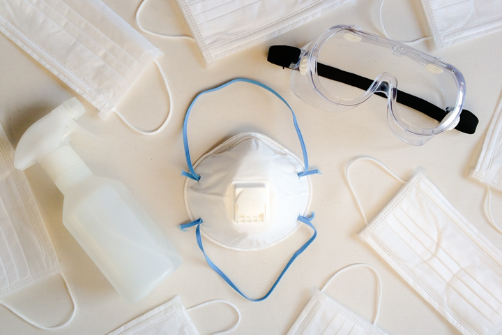 マスクとゴーグル